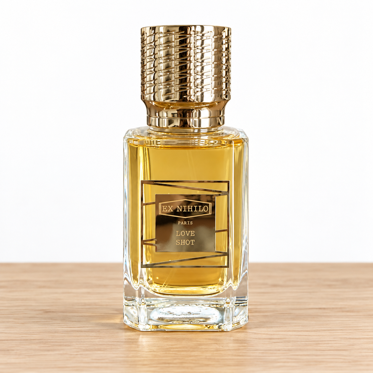 Love Shot fragrance bottle; decants sold separately