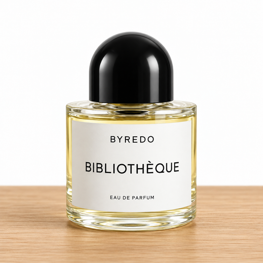 Bibliothèque fragrance bottle; decants sold separately