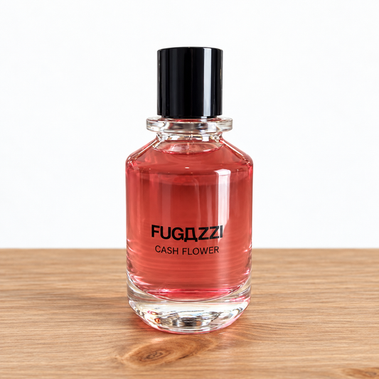 Cash Flower fragrance bottle; decants sold separately