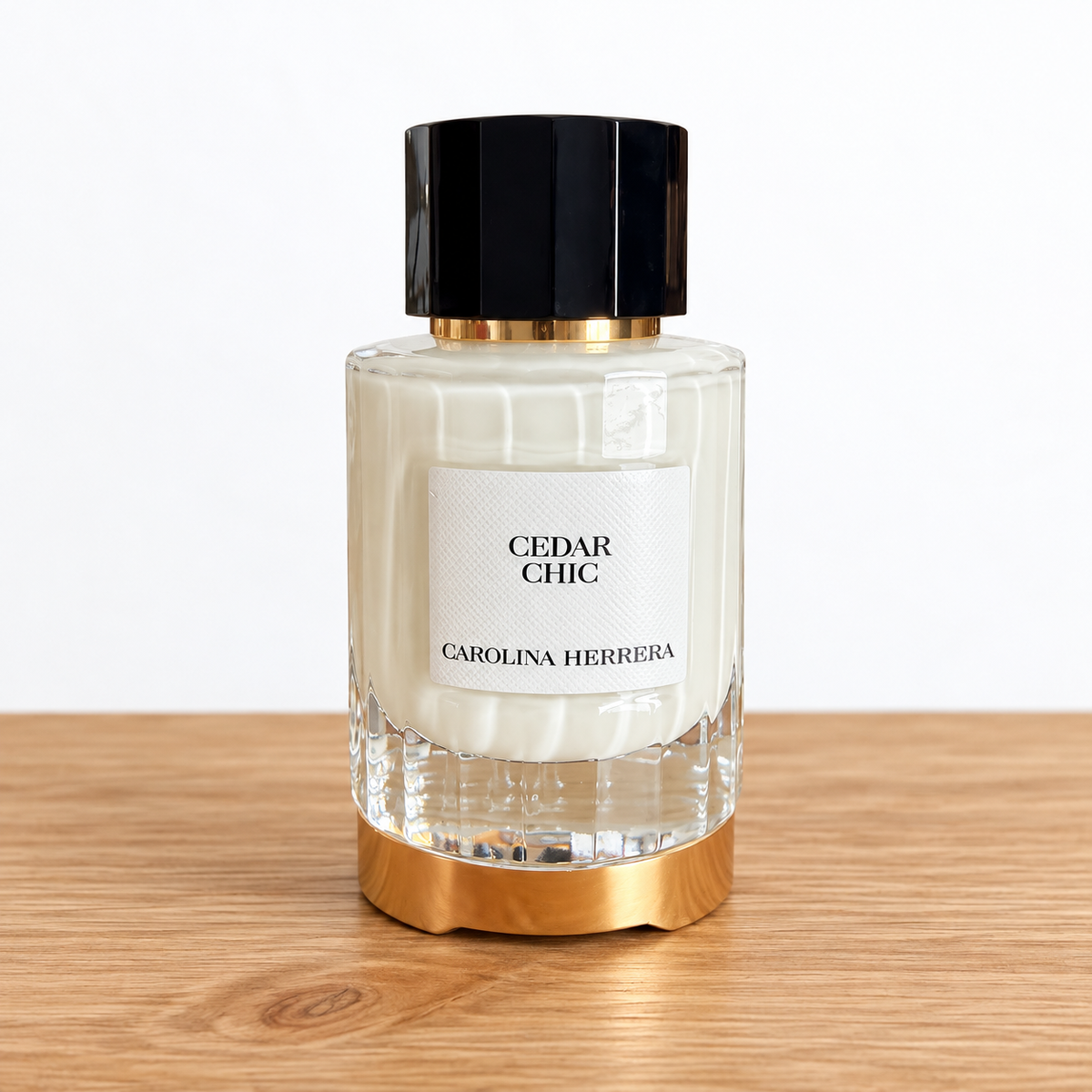 Cedar Chic fragrance bottle; decants sold separately
