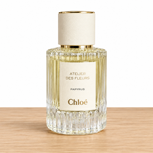 Cedrus Papyrus fragrance bottle; decants sold separately