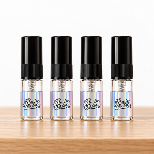 Four 2 mL Eau Whatever decant samples
