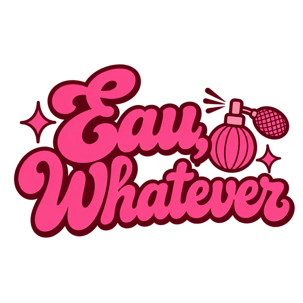 Eau, Whatever pink logo with transparent background