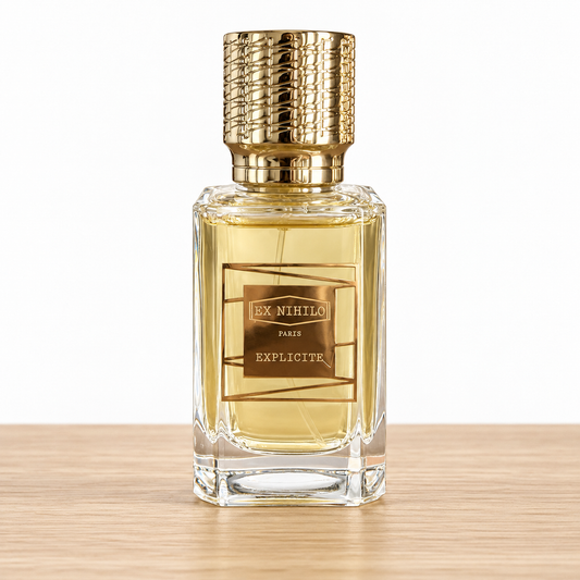 Explicite fragrance bottle; decants sold separately