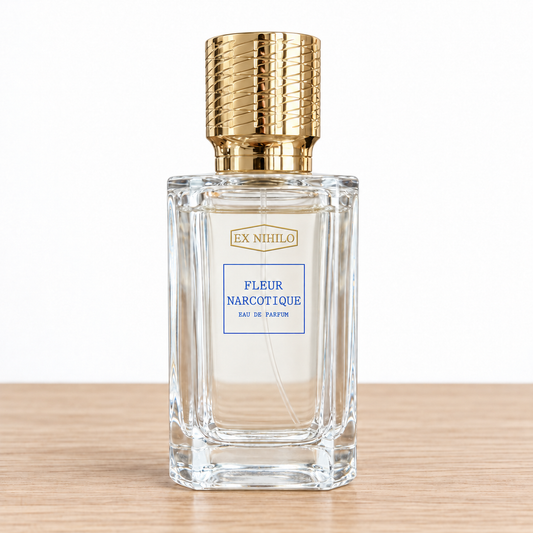 Fleur Narcotique fragrance bottle; decants sold separately
