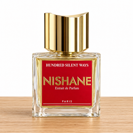 Hundred Silent Ways fragrance bottle; decants sold separately