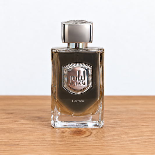 Liam Grey fragrance bottle; decants sold separately
