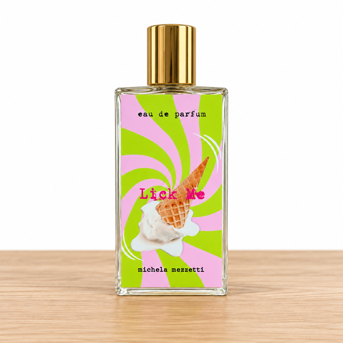 Lick Me fragrance bottle; decants sold separately