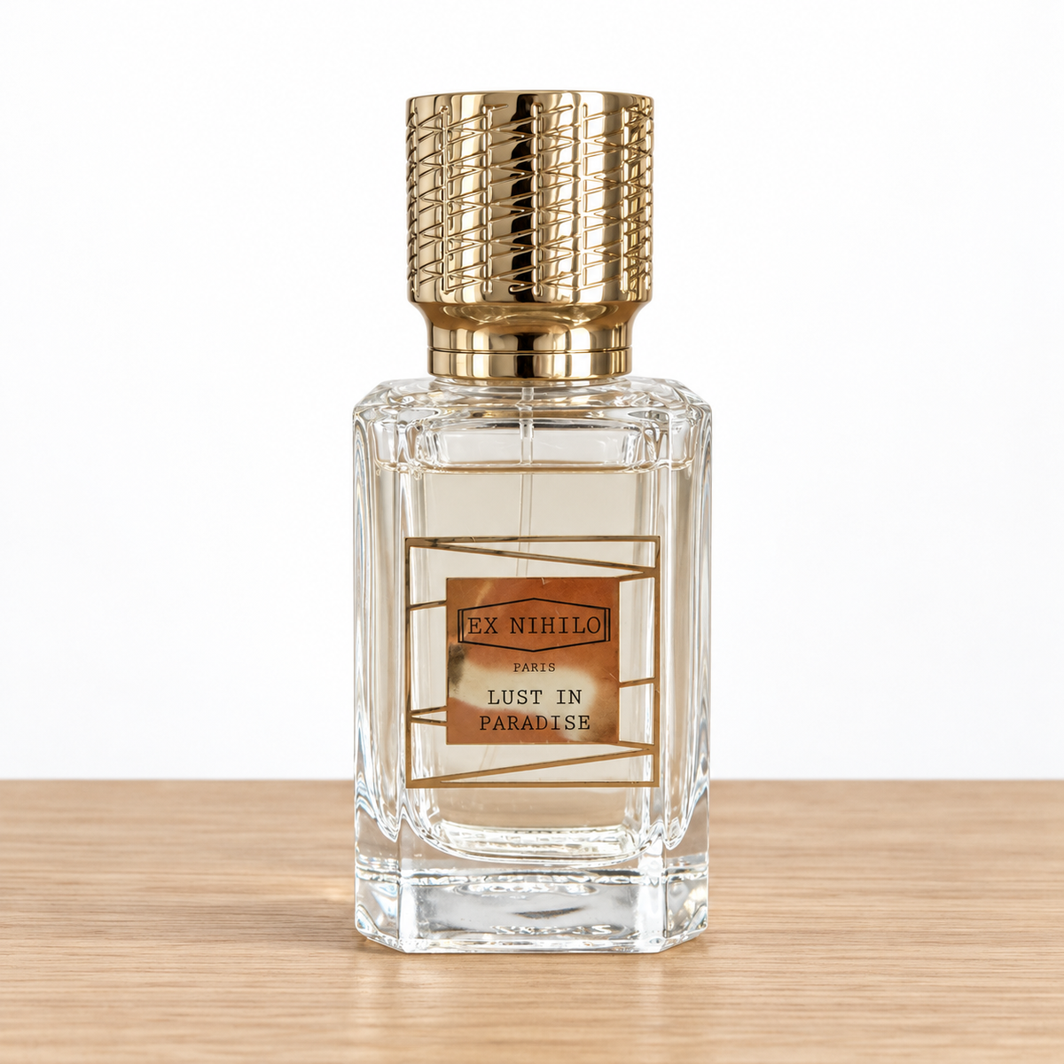 Lust in Paradise EDP fragrance bottle; decants sold separately