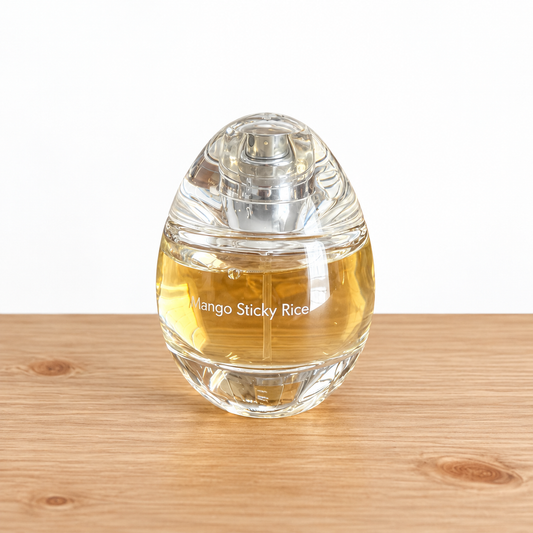 Mango Sticky Rice fragrance bottle; decants sold separately
