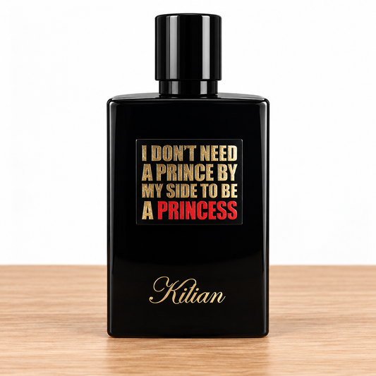 Princess fragrance bottle; decants sold separately