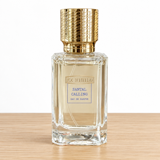 Santal Calling fragrance bottle; decants sold separately
