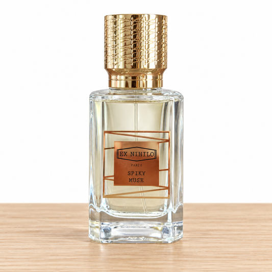 Spiky Muse fragrance bottle; decants sold separately